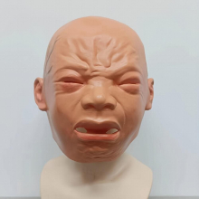 1pc Mens Halloween Cry Baby Mask Latex Crying Child Full Head Masks Full Head Latex Masquerade Mask Party Face Mask