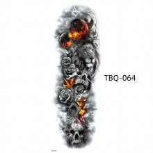 1PC Long Flower Arm Tattoo Stickers Mens Tattoo Stickers Props Waterproof Tattoo Stickers Tattoo Decoration Stickers