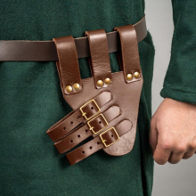 Medieval Viking Sword Belt Sheath Adjustable Scabbard Holder Warrior Knight Cosplay Accessories PU Leather Costume Props