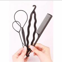 4pcs Hairdressing Tool Set To Carry Suitable For Combing fixing Hair makeup And Hair Accessories