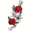 Rose Patterned Tattoo Stickers Waterproof And Sweat Resistant Long Lasting Semi Permanent 4