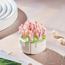DIY Flower Arrangement Building Blocks 8 Succulent Potted Decorations for Kids to Improve Hands on Ability and Brighten Up Home Decor