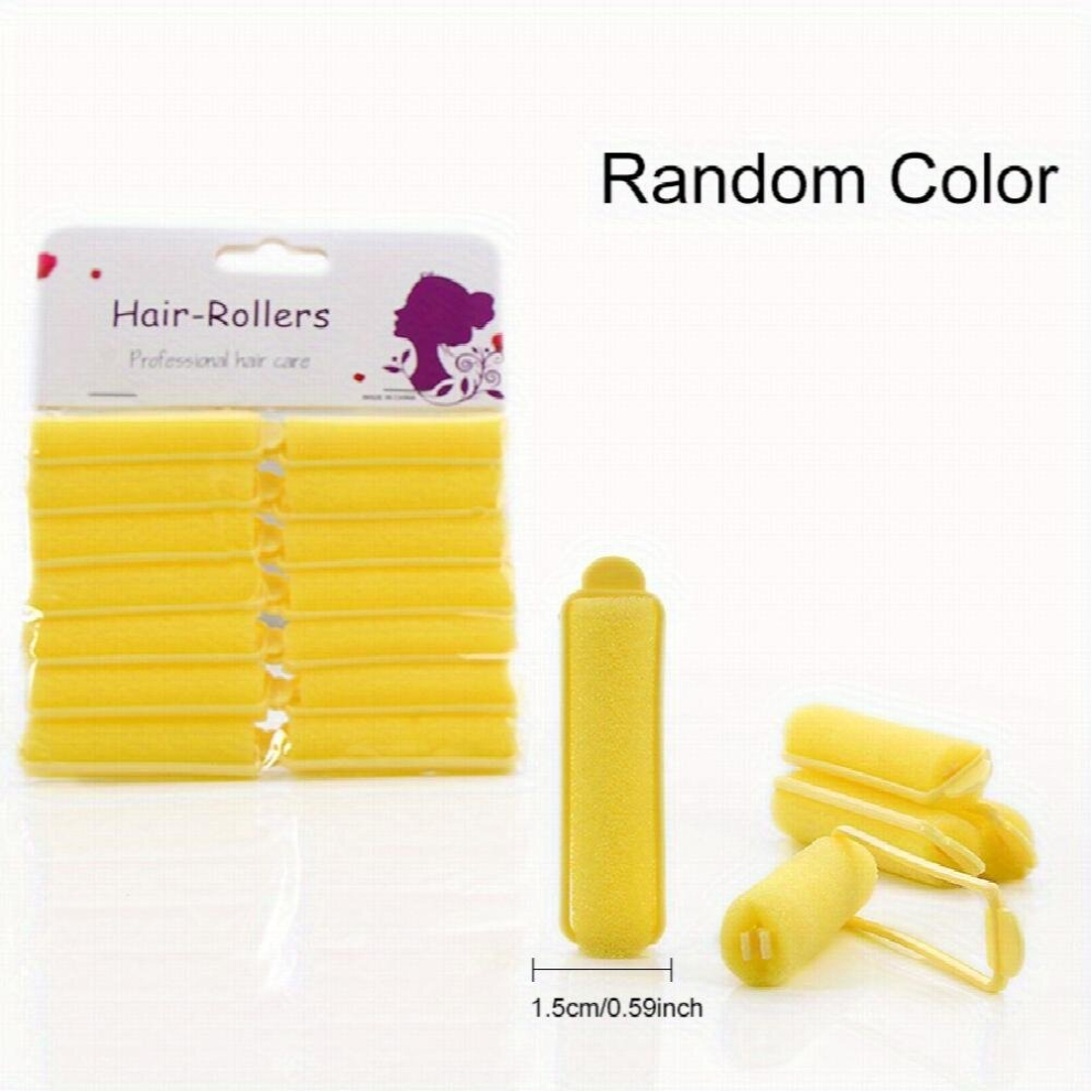 Sponge Hair Rollers Foam Hair Roller Sleeping Hair Curlers Flexible Hair Styling Curlers Sponge Curlers For Hairdressing Styling Random