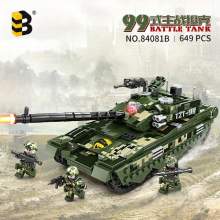 Building Blocks Kit Toy Type 99 Tank Toy Gift Military Series Car For Children Adult Happy Gift