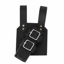 Retro Medieval PU Leather Waist Sheath Sword Holder Viking Knight Role Playing Cosplay Costume