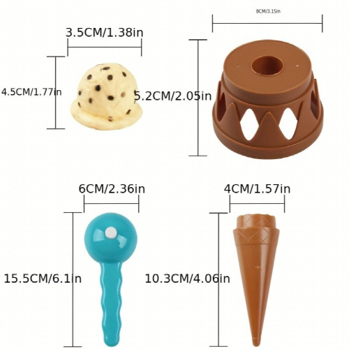 Creative Ice Cream Stacking High Childrens Fun Ice Cream Jenga 2