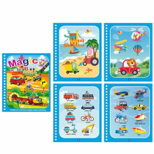 Water Coloring Book Paint With Water Books Cartoon Animal Dinosaur Vehicle Alphabet Universe Coloring Book Mess Drawing Painting Book For Toddlers Boy
