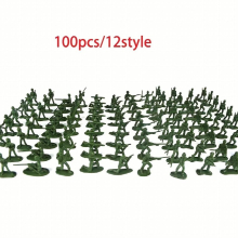 50pcs 100pcs set Different Posture Soldiers For Pretend Play History Rehearsal Classroom Projects Stereo Models History Lessons Or Other Educational P