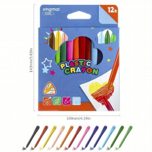 12 18 Colors Triangular Crayons Safe Non toxic Triangular Colouring Pencil For Students Kids Children Stationery Drawing Toys Interest Development
