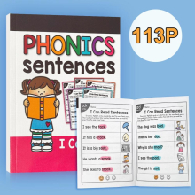 English Phonics Sentence Practice Workbook Book I Can Read Exercise Book For Kid Children Learning English School Supplies Educational Kid Toys