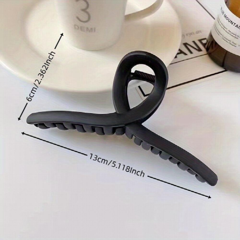 Cross Shape Grab Clip Versatile Decorative Hair Clip Plastic Solid Hair Accessories High value Headwear-image-OPC-PCYCNKN-NEW