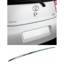 Toyota IQ - Chrome Trunk Trim - Tailgate Accent - Premium Car Rear Detail - Shine Enhancer Tuning na KLAPĘ