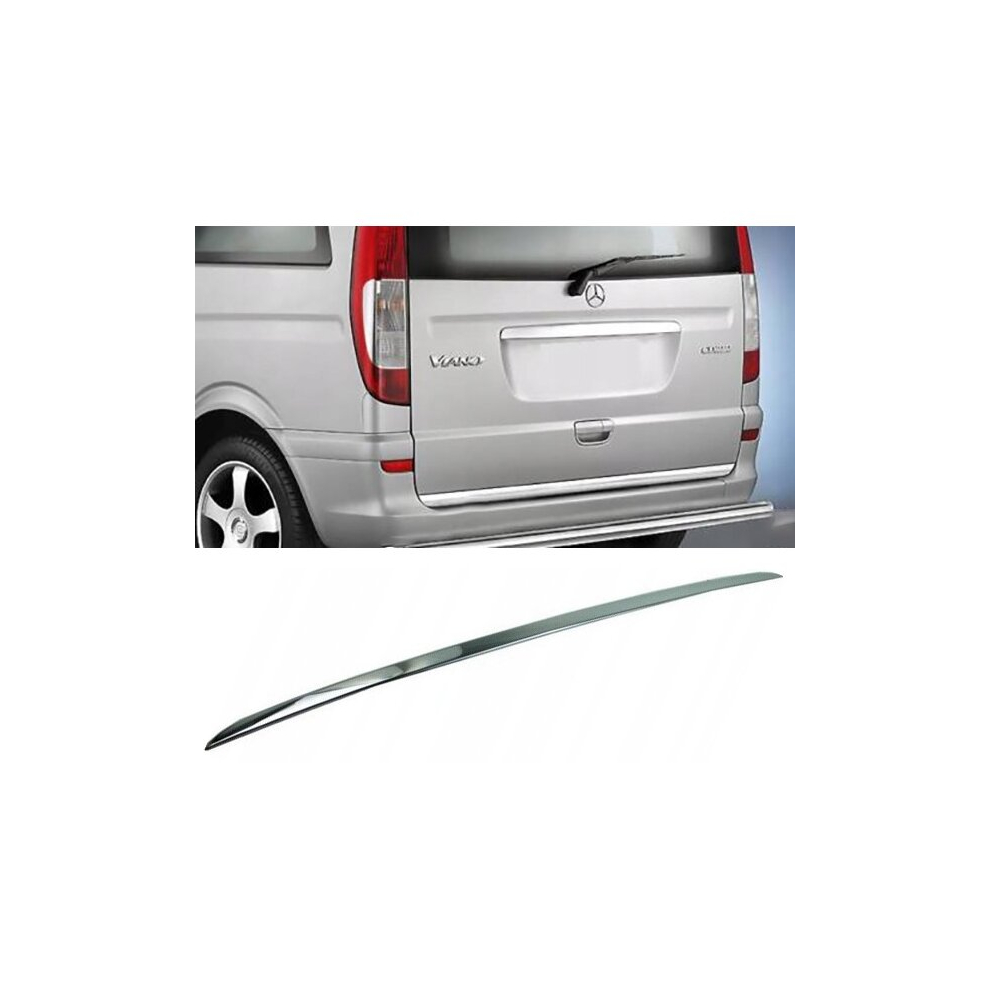 Mercedes VITO VIANO W639 - Chrome Trunk Trim - Tailgate Accent - Premium Car Rear Detail - Shine Enhancer