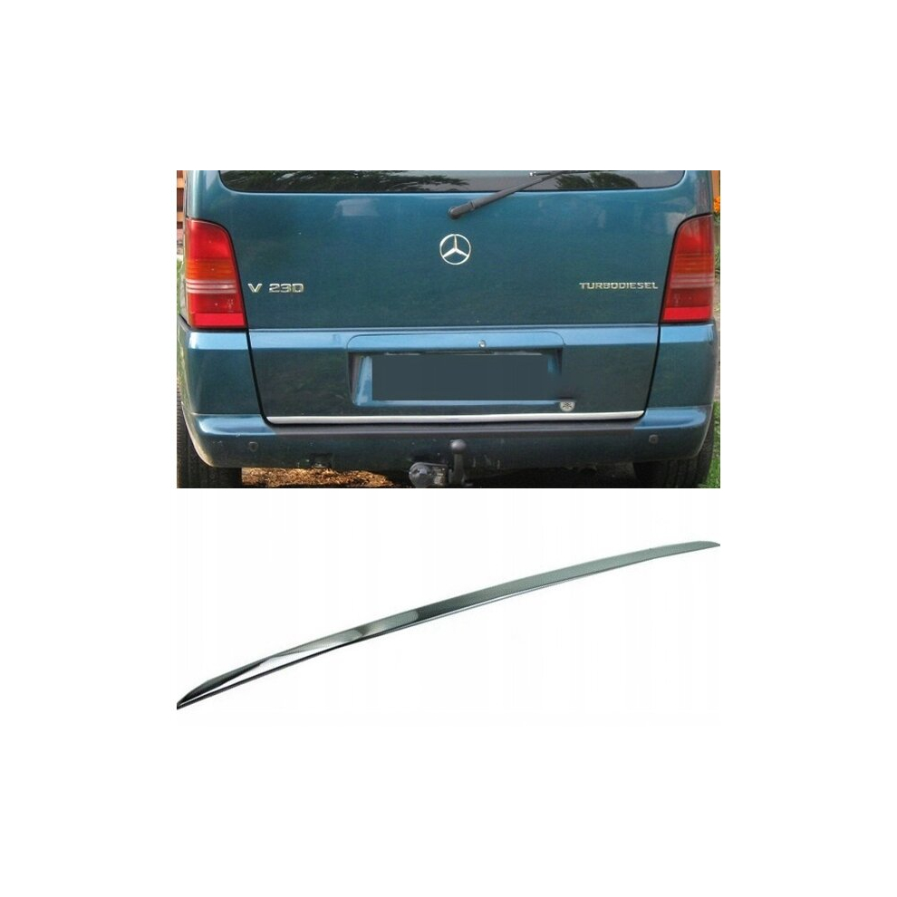 Mercedes Vito W638 - Chrome Trunk Trim - Tailgate Accent - Premium Car Rear Detail - Shine Enhancer Tuning Klape 4097835618711