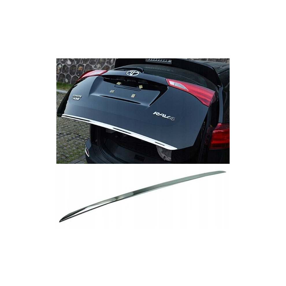 Toyota Rav4 Iv 12- Chrome Trunk Trim - Tailgate Accent - Premium Car Rear Detail - Shine Enhancer 4106006708127
