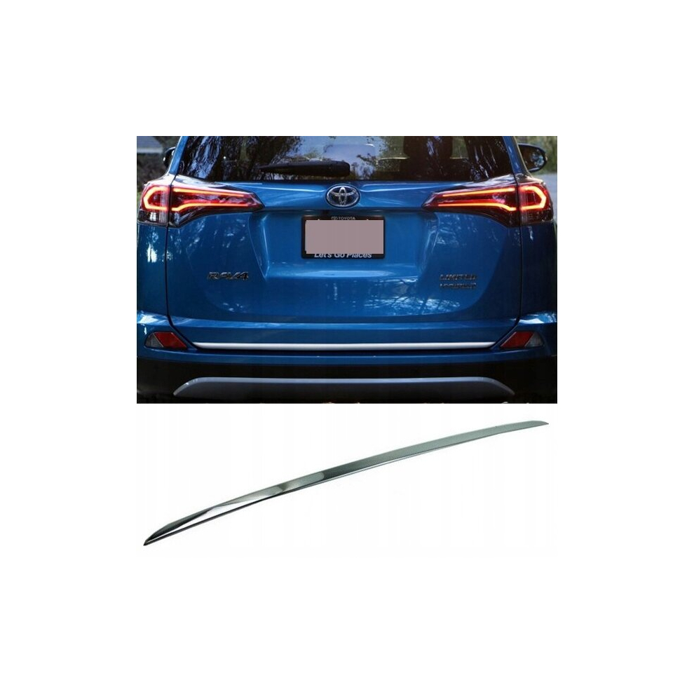 Toyota Rav4 Iv Fl Chrome Trunk Trim - Tailgate Accent - Premium Car Rear Detail - Shine Enhancer Chromowana 4111067895938