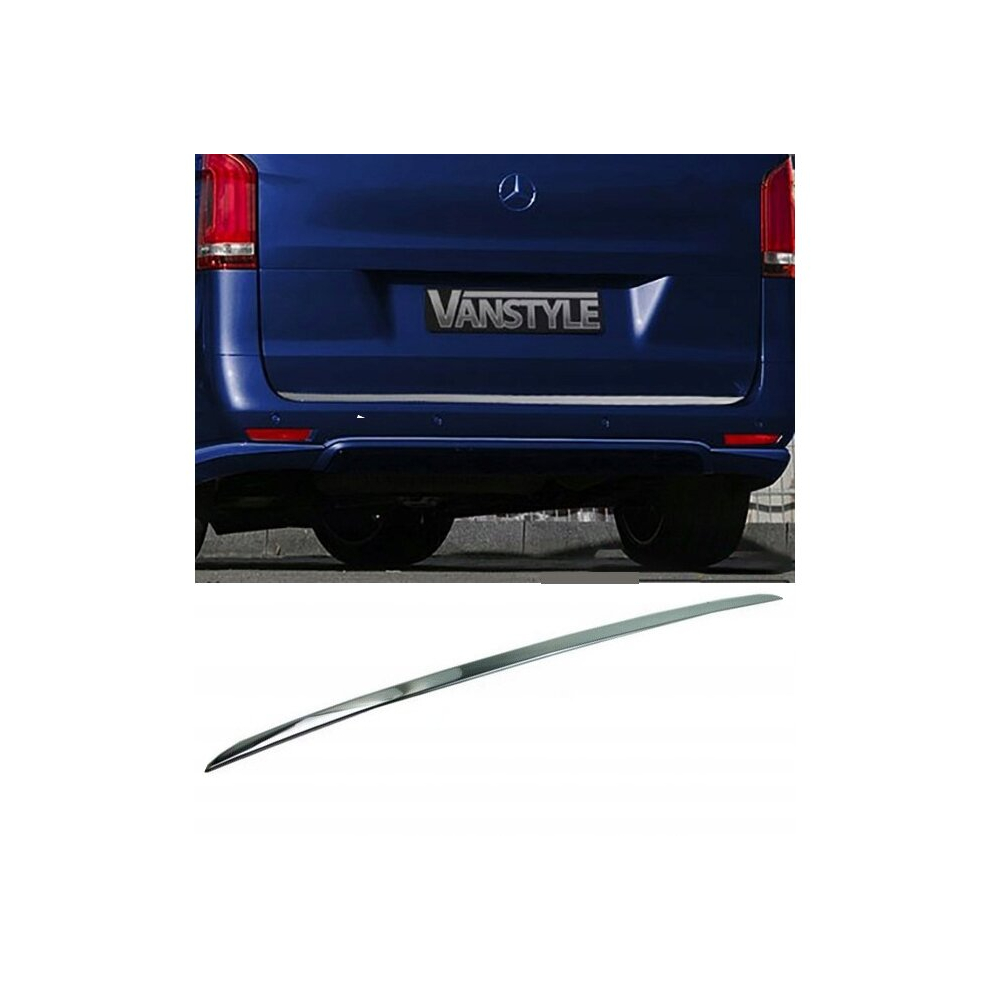 Mercedes Vito W447 - Chrome Trunk Trim - Tailgate Accent - Premium Car Rear Detail - Shine Enhancer 4116392086020