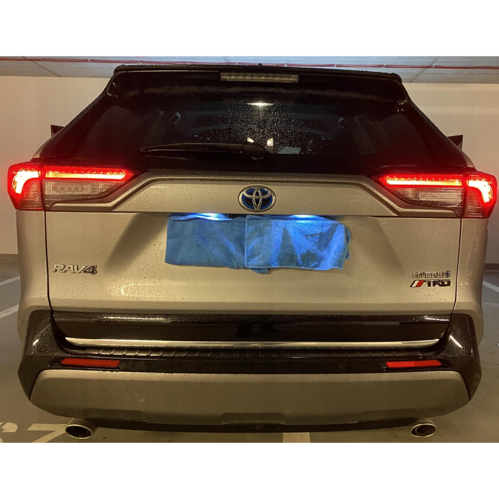 Toyota Rav4 V 2018+ Chrome Trunk Trim - Tailgate Accent - Premium Car Rear Detail - Shine Enhancer 4100816878704