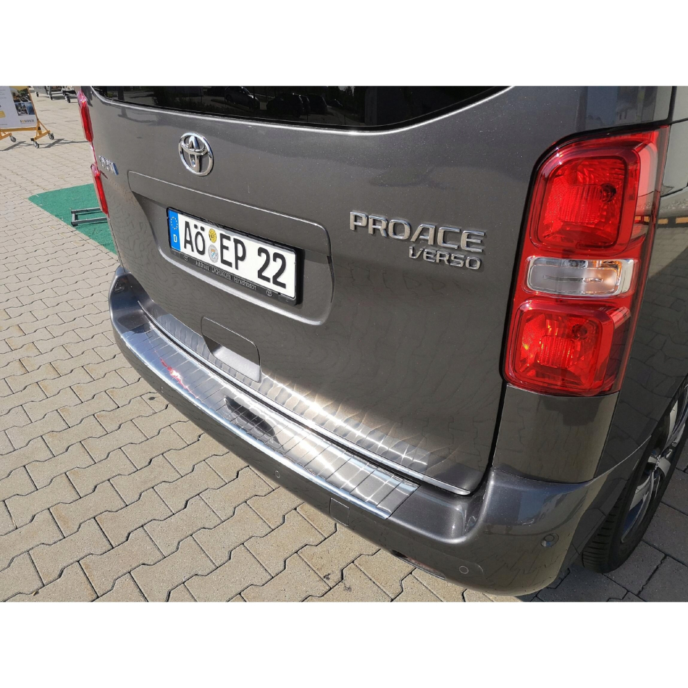 Toyota Proace - Chrome Trunk Trim - Tailgate Accent - Premium Car Rear Detail - Shine Enhancer Tuning Na Klapä 4138272540897