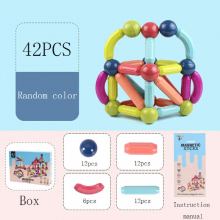 Magnetic Building Sticks Blocks Toys 3D Magnet Building Puzzle Toys Gift For Kids Montessori Toys Preschool Educational Sensory Magnet Toys Halloween