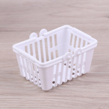 5Pcs Mini Shopping Basket Pretend Play Toys Kids Mini Supermarket Shopping Hand Basket Model Doll House Furniture