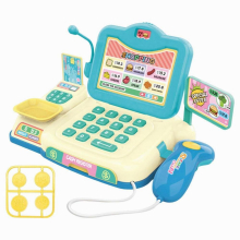 Cash Register Pretend Play Calculator With Scanner Cash Register Toy Childrens Grocery Store Playset With Lights And Sounds Play House Halloween Chri
