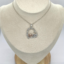 Creative Charming Axolotl Heart shaped Pendant Necklace Axolotl Jewelry Gift For Women Girls Daughters