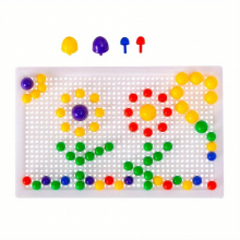 1pc Childrens Mushroom Spikes Puzzle Toys Boys And Girls Baby Intelligence Development Early Education Kindergarten Moving Brain Educational
