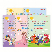 5Pcs English Students Groove Copy And Practice Word Book Childrens Pen Control Training Copybook Fun Learning Books