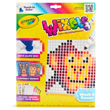 Crayola Wixels Dieren Activiteitenkit, Pixel Art Kleurset, Cadeau voor Kinderen, Leeftijd 6-9