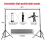 Photography Studio Heavy Duty Backdrop Stand Background Support Kit 3