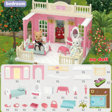 Create a Magical World with Koala Town 1 12 Tiny House Model Dollhouse Perfect Pretend Play Toys for Girls
