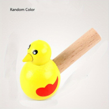 1pc Kids Wooden Toy Mini Whistle Bird Developmental Toy Musical Toys Colorful Lovely Instrument Toys Musical Gift