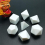 7pcs set Blank Rounded Dice DIY Board Game Accessories 1