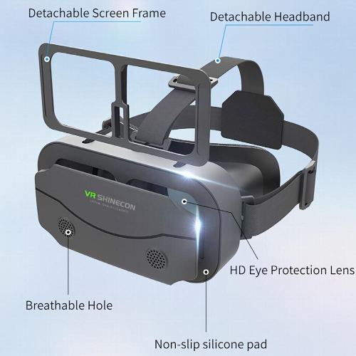 3D VR Virtual Reality Headset 3D Virtual Reality Glasses For Smartphone Universal Virtual Reality Goggles Soft Comfortable 2