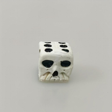 1pc 5pcs Halloween Skull Dice Casual Party Board Game Toy Cosplay Tool