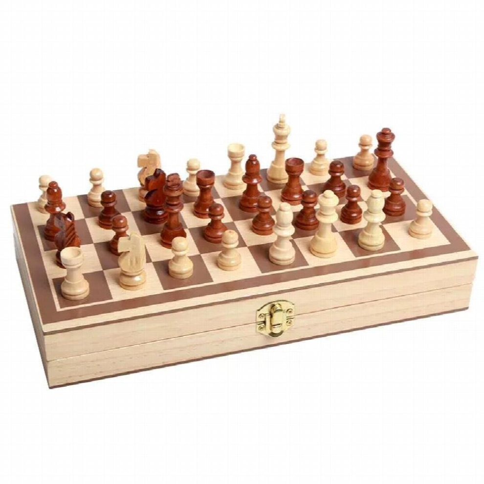Family Classics Chess With Folding Board And Storage Bag For Kids And Adults Wooden Chess Gift For Christmas Birthday Year-image-OPC-PCYDJHF-NEW