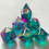 7pcs set Bicolor Chameleon Multiaspect Dice Set Board Games Accessories 2