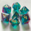 7pcs set Bicolor Chameleon Multiaspect Dice Set Board Games Accessories 4