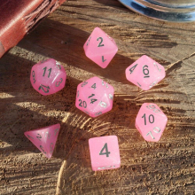 Champagne Starry Sky Dice Set Table Games RPG Dice For Party