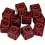 10pcs 16mm Retro Pattern Number Dice Perfect For Board Games 1