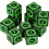 10pcs 16mm Retro Pattern Number Dice Perfect For Board Games 6