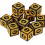 10pcs 16mm Retro Pattern Number Dice Perfect For Board Games 5