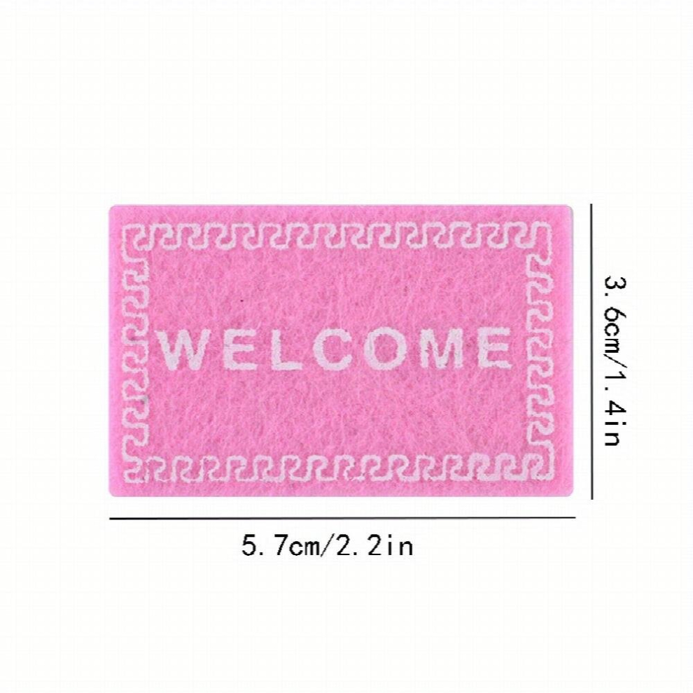 Add a Touch of Fun to Your Dollhouse with this Mini Welcome Rug