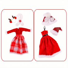 Mini Merry Christmas Ornament And Pretty Xmas Clothes For 11 8inches Boy Doll And Girl Doll Dollhouse Accessories Playset Doll Clothing Dress Hallowee