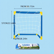 Childrens Outdoor Sports Toys Large Football Goal Set Plastic Portable Assembly Football Door Christmas Halloween Thanksgiving