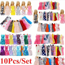 10 Piece Stylish Dress & Accessories Set Perfect Gift for Girls of Any Age