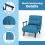 Casart Convertible Single Folding Sofa Bed Sleep Chair 6 Positions Adjustable Backrest 7