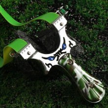 Zinc Alloy Slingshot Metal Quick Press Slingshot Flat Rubber Band Level Gauge Christmas Halloween Thanksgiving