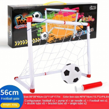 Childrens Portable Football Door Frame Mini Soccer Goal Soccer Training Equipment Childrens Outdoor Sports Folding Soccer Goal Set For Sport Competi